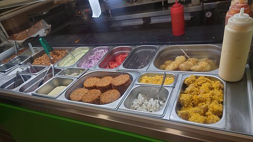 Fresh ingredients at Rhino Vegan Beat in Athens