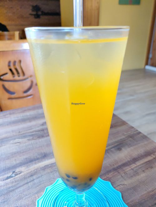 Passion fruit water at LN Fortunate Coffee 幸福咖啡 in Taoyuan