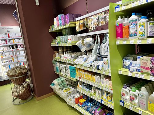 cosmetics & washing powder at Alnatura in Leipzig