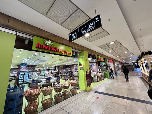 store front at Alnatura in Leipzig