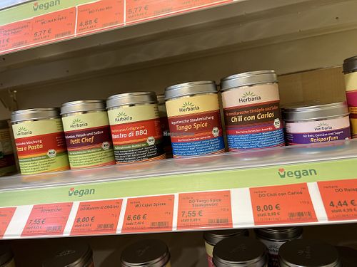 spices   at Vitalia Reformhaus in Leipzig