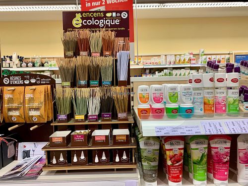 incense & cosmetics at Vitalia Reformhaus in Leipzig