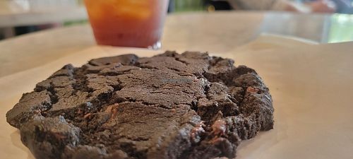Blackout cookie and cold brew at Dark Hall Coffee in Phoenix