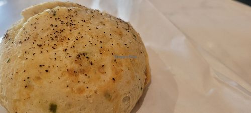 Spur cream ans chive scone at Dark Hall Coffee in Phoenix