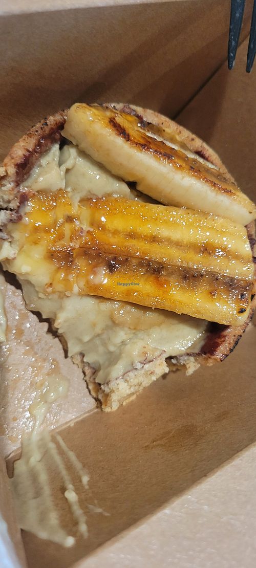 Banana tart, similar to a cream pie at Dark Hall Coffee in Phoenix