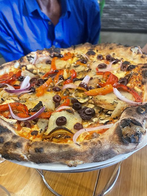 Vegan Riana  at Rosso Pomodoro in Balmain