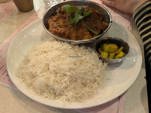 Aubergine Curry at eatDOORI in Mainz