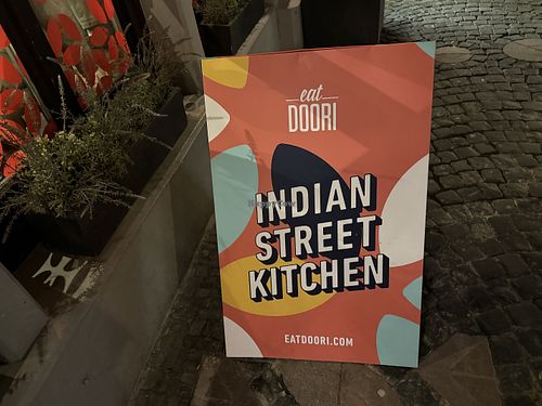 sign #Veganuary at eatDOORI in Mainz