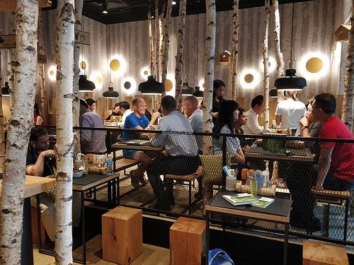 restaurant interior at Gretl - Raffles Place in Central Singapore