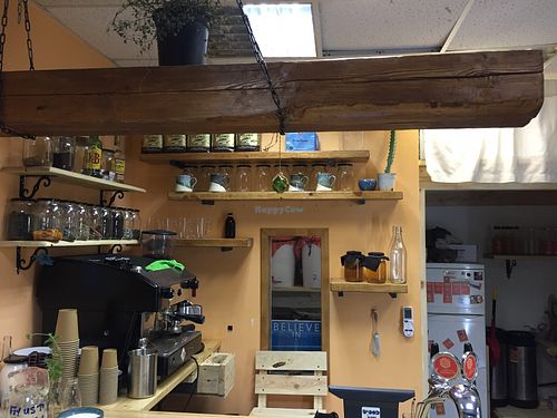 Kombucha bar  at Golden Sun Kombucha in Tel Aviv