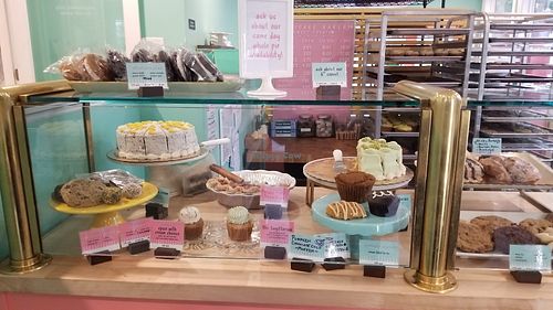 Display at Pattycake Bakery in Columbus