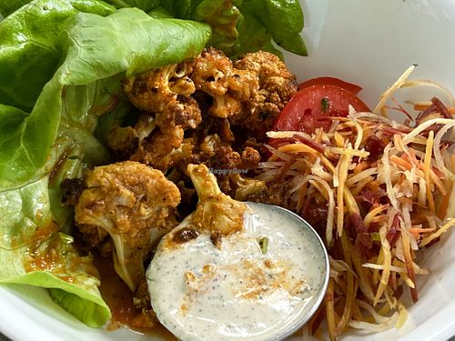 Buffalo cauliflower  at Moku Roots in Kula