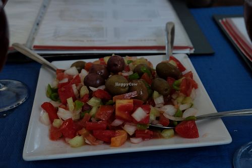 Salad at La Porrona in Granada