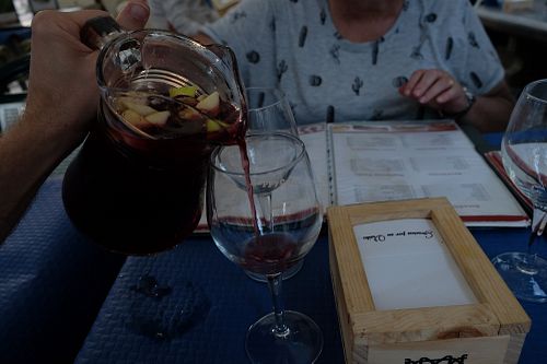Sangria at La Porrona in Granada