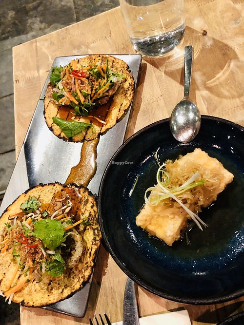 Vegan banquet at Morks Restaurant in Canberra