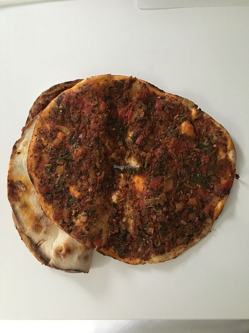 vegan Lahmacun  at Efendi Restaurant in Augsburg