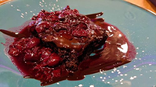 Cherry & chocolate cake at Number Forty Four in Kirkby Lonsdale