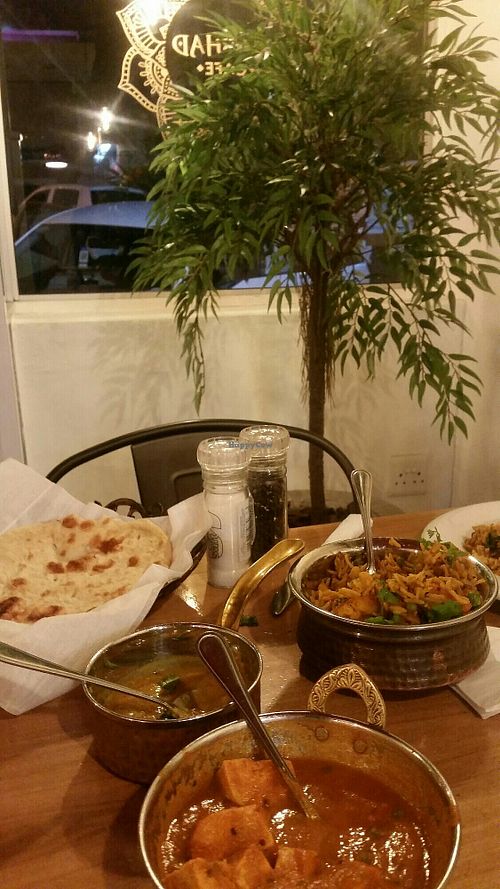 Food at Prashad Cafe in Cape Town