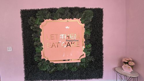 Seating Area Decor at Let Them Eat Cake in Davis