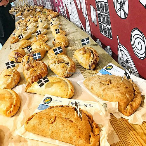 Vegan Pasties (from social media)  at The Cornish Vegan Pasty Company in Truro