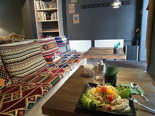 Cozy but stylish, central Asia inspired decor at Nirvana at Nirvana in Riga