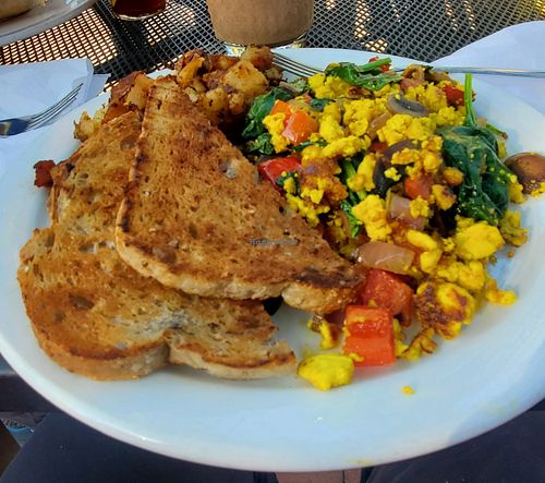Vegan Breakfast Scramble at Delta Of Venus in Davis