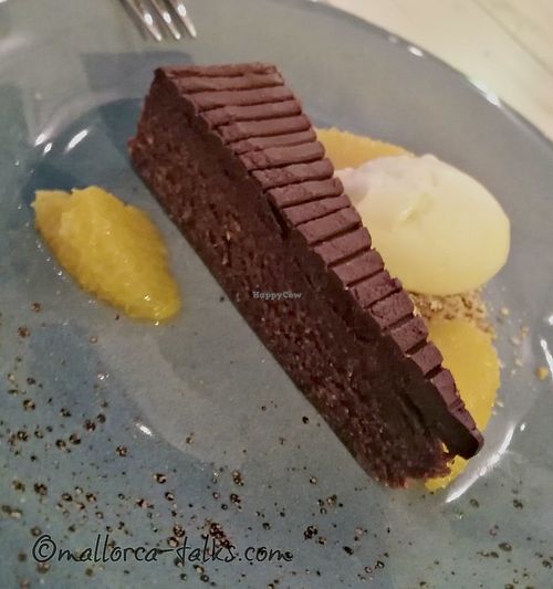 The raw vegan brownie is a MUST at The Seed in Mallorca