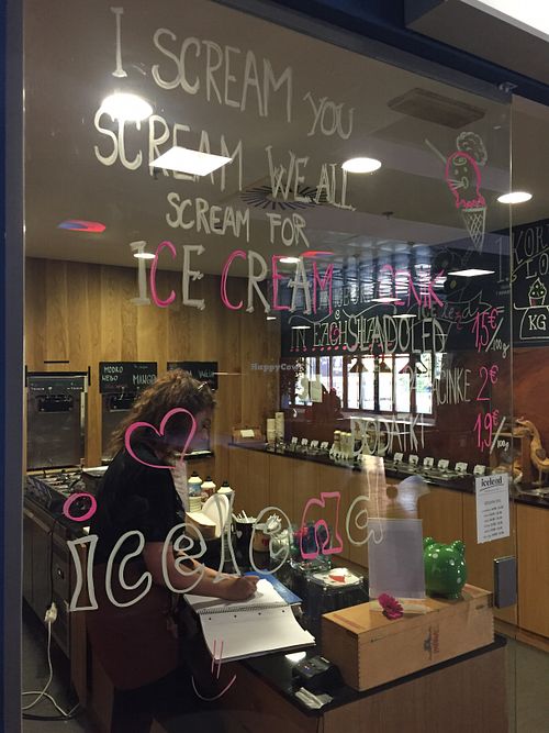 Window  at Icelend Maribox in Maribor