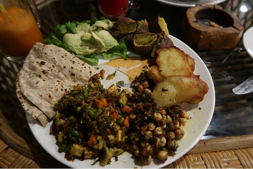 “Healthy Vegan Dinner” at Pumpernickel Bakery and Babylon Cafe in Pokhara