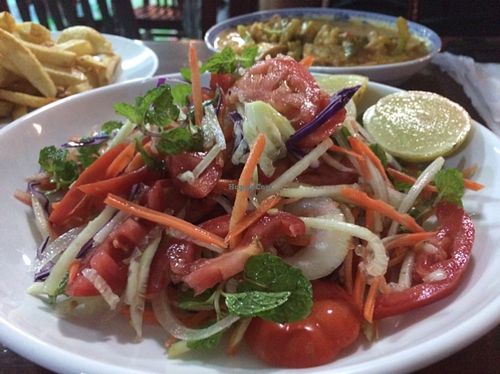 mixed salad  at Marie Min in Mandalay