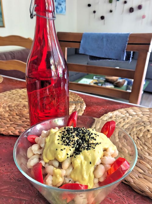 Salad at Vegisso in Istanbul