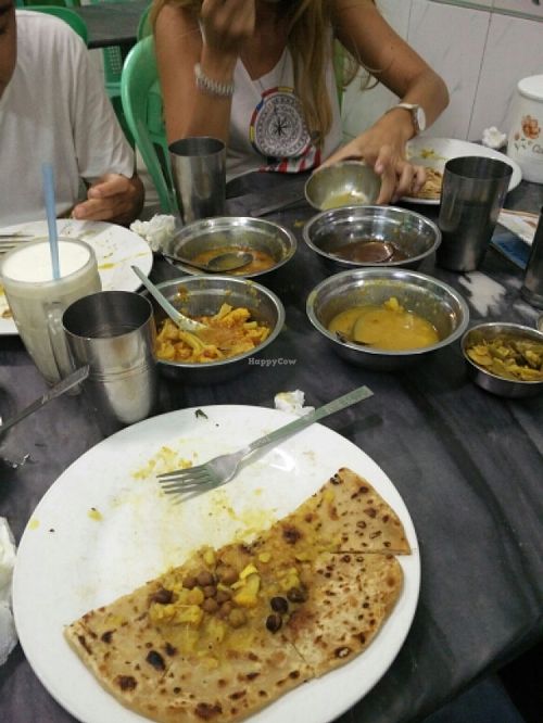 Daal Paratha at Nepali Restaurant in Mandalay