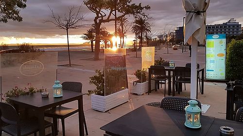 Always enjoying the best views of the Bay ! at La Locanda Sardina in Roses