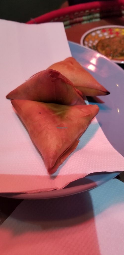 Samosas at Light of Africa in South West London
