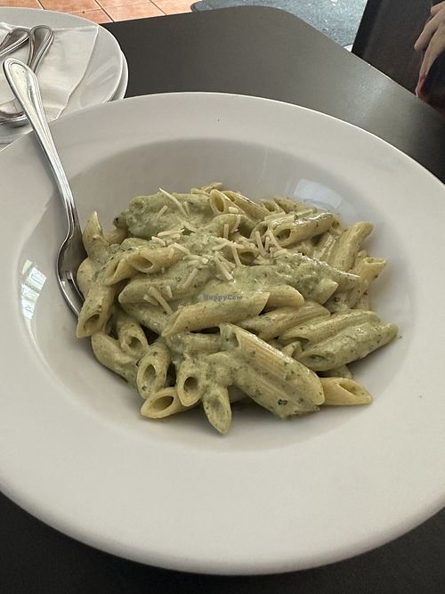 Vegan Alfredo   at Veggie Crust in Brookline