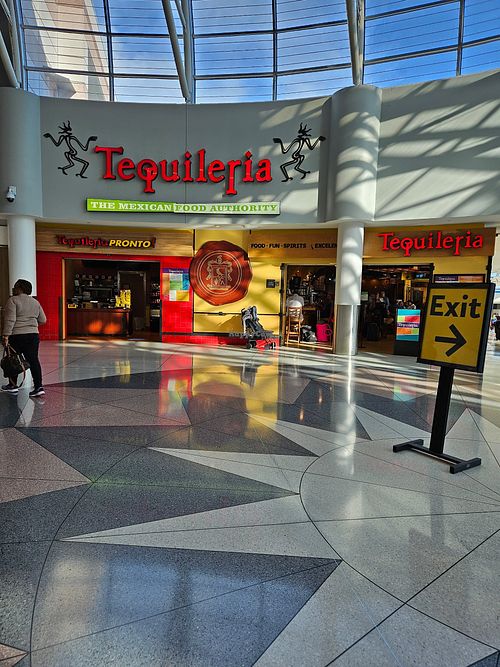 Between B and C gates at CLT - Tequileria in Charlotte