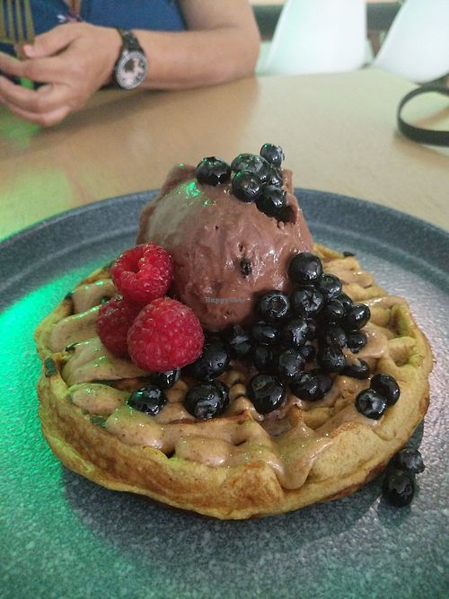 Waffle at Selva Blanca in Guadalajara