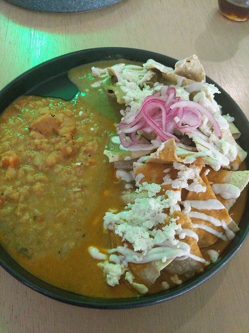 Chilaquiles at Selva Blanca in Guadalajara
