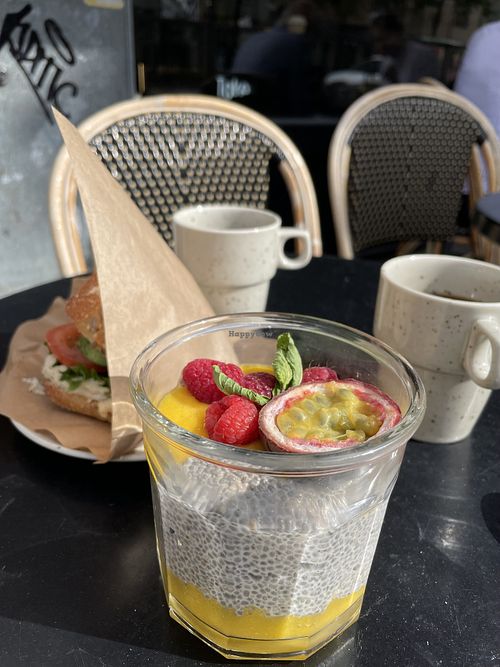 Chia pudding and Avo Sandwich   at Mahalo  - Odengatan in Stockholm