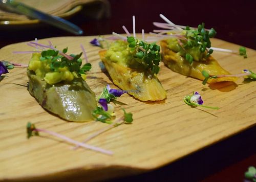 Sweet potato with avocado at V's Home in Hanoi