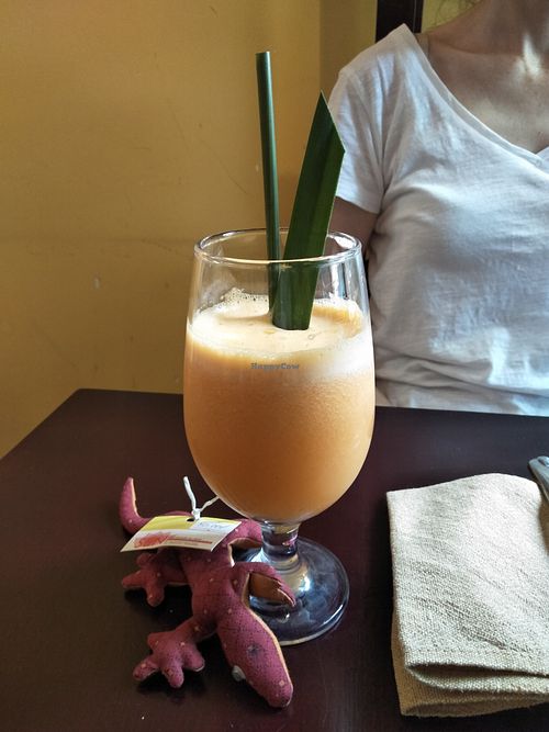 A glass of goodness & Neil. at V's Home in Hanoi