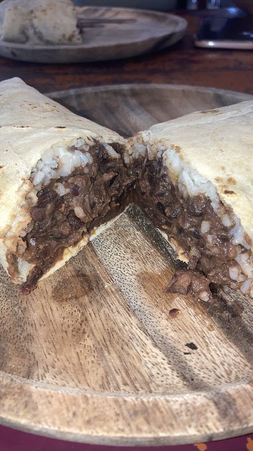 Fat burrito  at Pizza Luna / Tito's Burritos in Koh Phangan