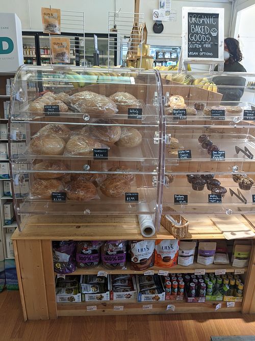 Bread and baked goods at Pacific Health Foods in Carpinteria