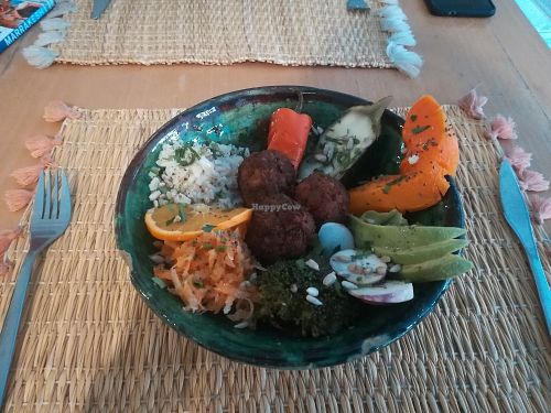 Buddha bowl at Gaïa  in Marrakech