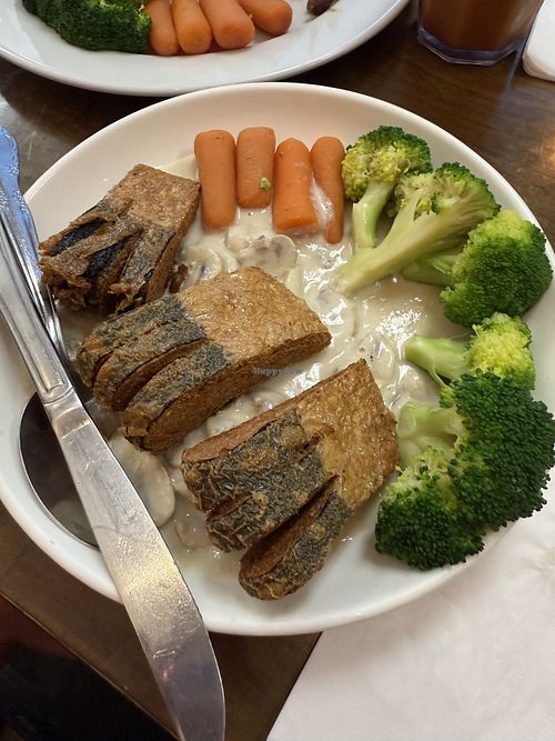 Fish in cream sauce   at My Vegan in Los Angeles