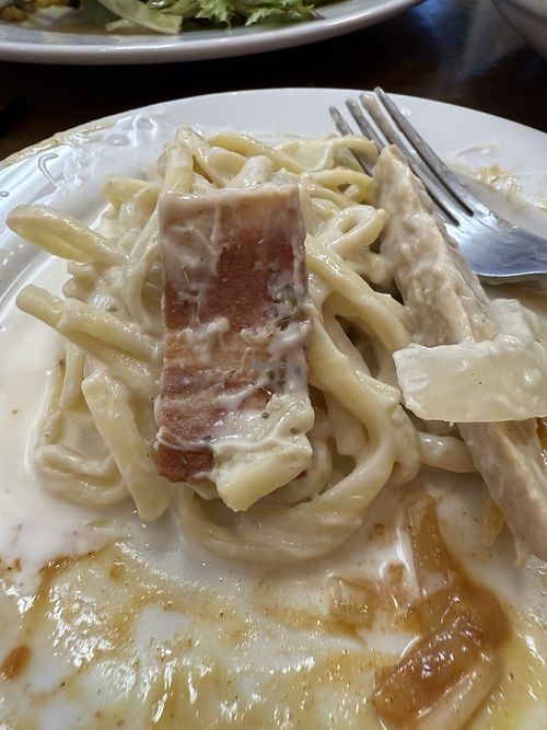 Carbonara bacon   at My Vegan in Los Angeles