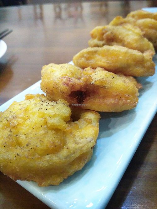 Deep Fried Lotus Root at Sanwei Shu Wu - Veggie House in Shanghai