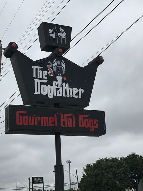Outside at The Dogfather in San Antonio