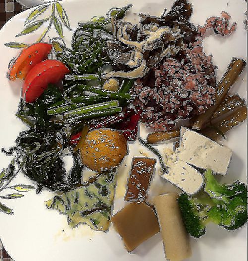 that was my plate after a few bites! ;-) at Han Gwa Chae - 한과채 in Seoul