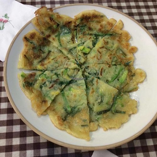 Shortly, they will also serve you a scrumptious savoury pancake. at Han Gwa Chae - 한과채 in Seoul